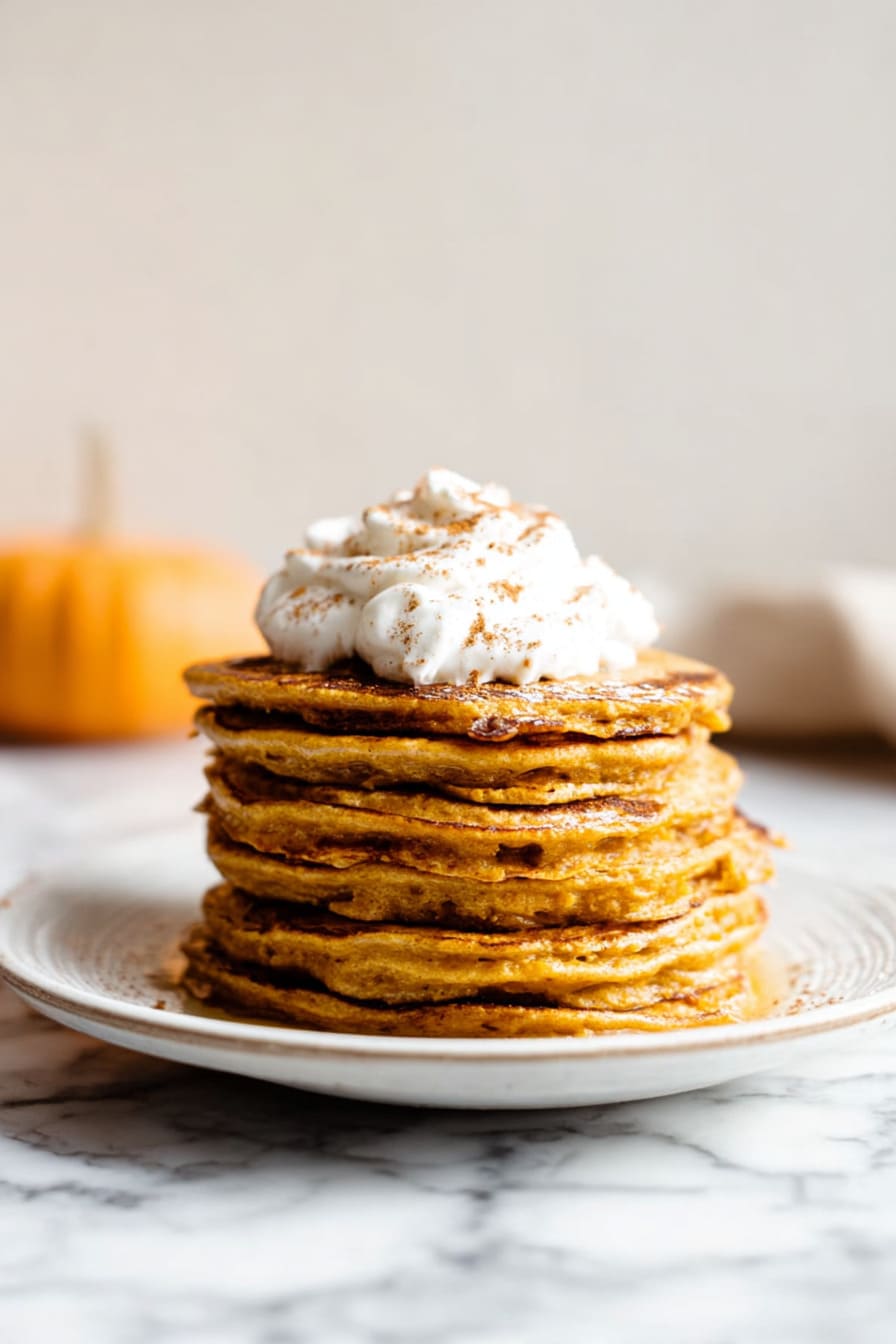 Pumpkin Spice Protein Pancakes