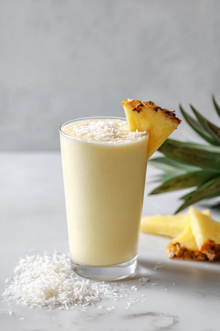 Tropical Pineapple Coconut Protein Shake