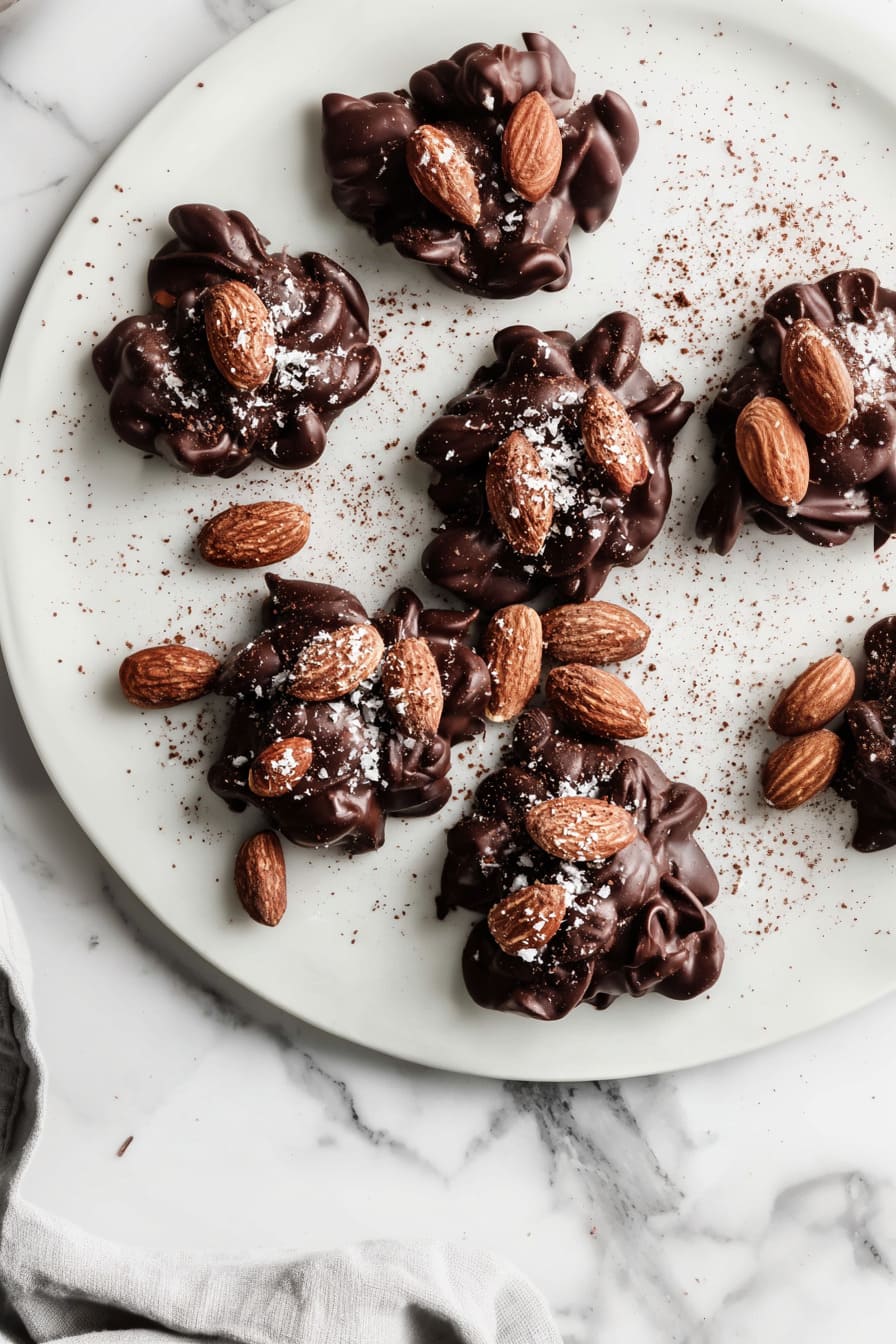 Dark Chocolate Almond Clusters