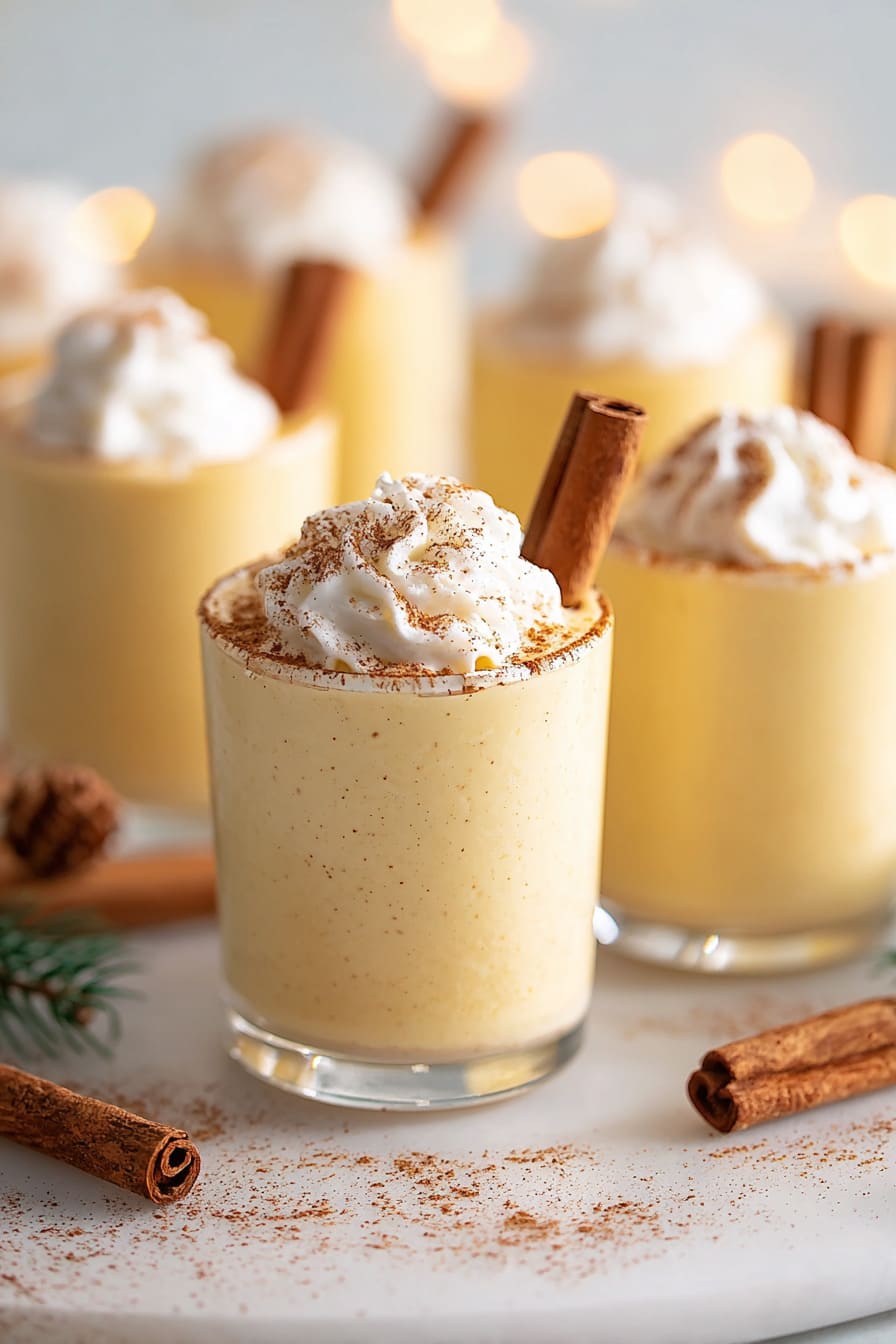 Eggnog Pudding Cups