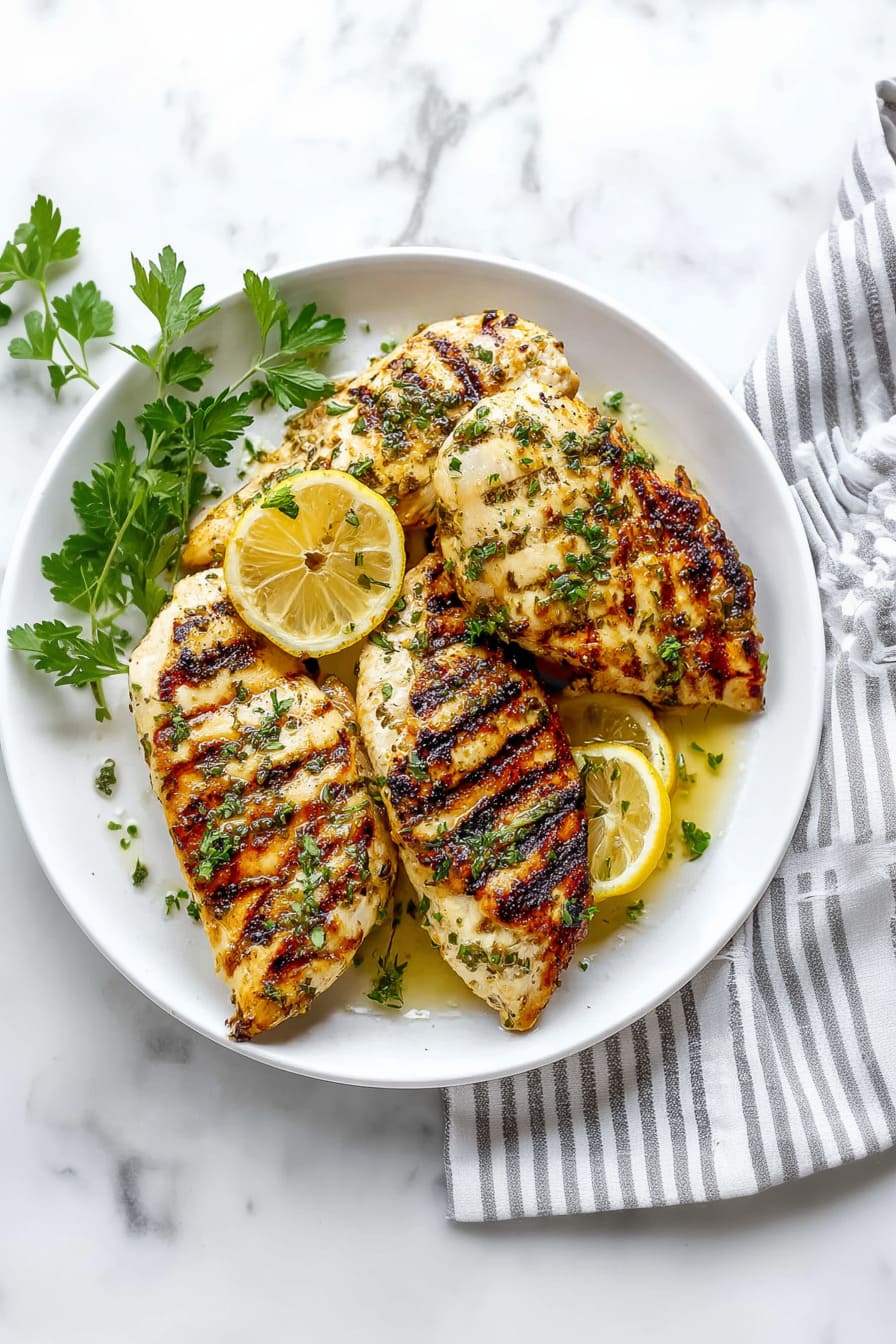 Grilled Lemon Herb Chicken