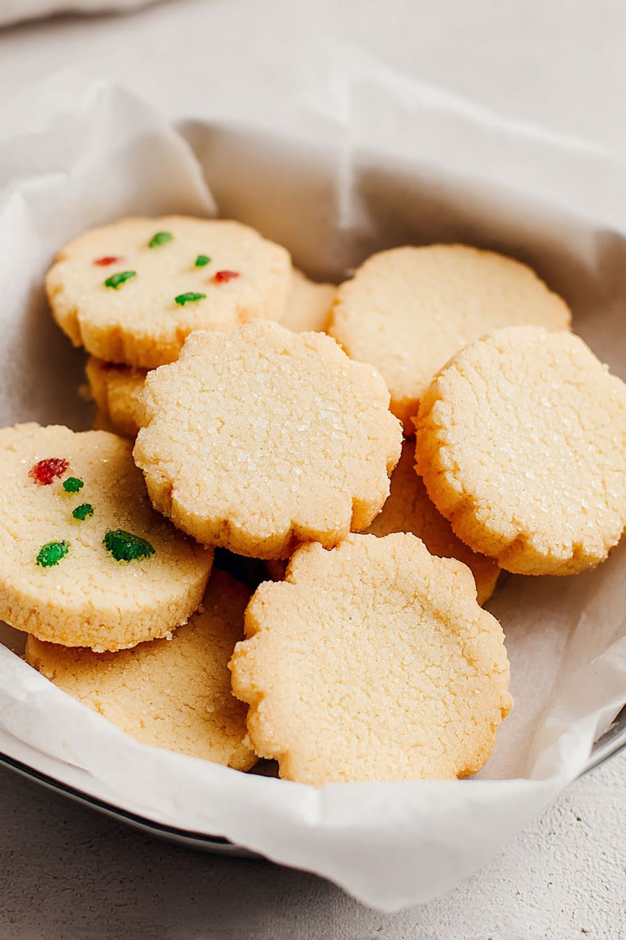 Shortbread Cookies - sugar-free Christmas desserts for diabetics